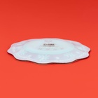 Десертная тарелка Доляна «Новогодняя ель», d=20.5 см, стекло, красная - Фото 3