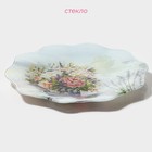 Тарелка Доляна «Весенний роман», d=20 см, стекло, разноцветная - Фото 2