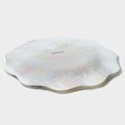 Тарелка Доляна «Весенний роман», d=20 см, стекло, разноцветная - Фото 3