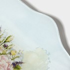 Тарелка Доляна «Весенний роман», d=20 см, стекло, разноцветная - Фото 4