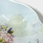 Салатник стеклянный Доляна «Весенний роман», 600 мл, 19×3,7 cм - фото 4311552