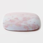 Тарелка Доляна «Сакура», 25×25 см, стекло, розовая - Фото 5