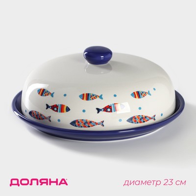 Блинница Доляна «Емеля», d=23 см, доломит, белая