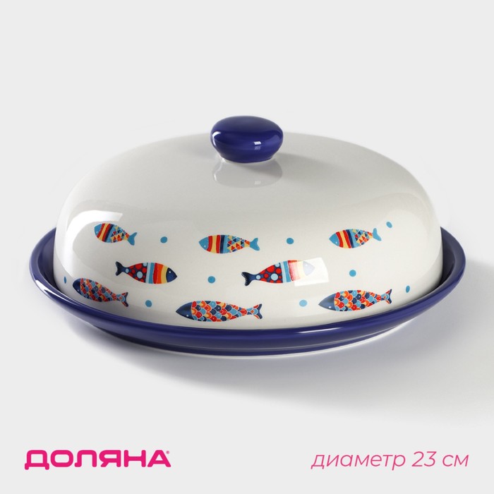 Блинница Доляна «Емеля», d=23 см, доломит, белая