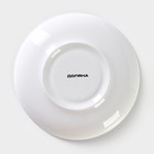 Чайная пара Доляна «Зайка», 2 предмета: чашка 250 мл, блюдце d=15 см, фарфор, белая - Фото 5