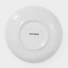 Сервиз чайный Доляна «Емеля», 12 предметов: 6 чашек 280 мл, 6 блюдец d=15 см, фарфор, белый - Фото 7