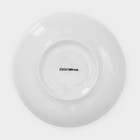 Сервиз чайный Доляна «Зайка», 12 предметов: 6 чашек 250 мл, 6 блюдец d=15 см, фарфор, белый - Фото 7