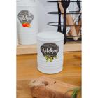 Набор для специй Доляна «Гурман», солонка, перечница, 120 мл, доломит, белый - Фото 6