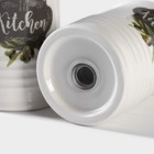 Набор для специй Доляна «Гурман», солонка, перечница, 120 мл, доломит, белый - Фото 4