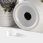 Набор для специй Доляна «Гурман», солонка, перечница, 120 мл, доломит, белый - Фото 5