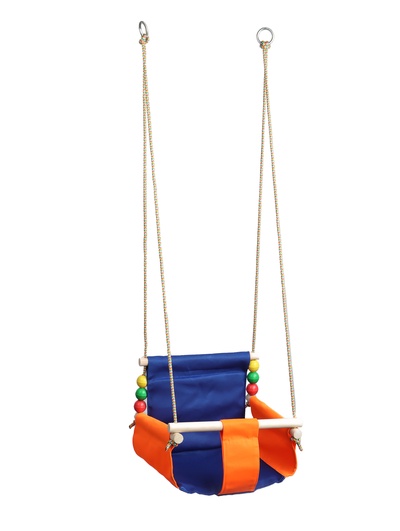 Подвесное кресло для игровой площадки с мягкой сидушкой и спинкой, сиденье 34×28 см, цвет МИКС