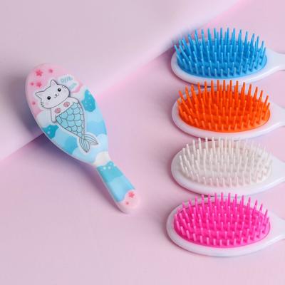 Расчёска массажная, 4,5 × 13 см, рисунок МИКС