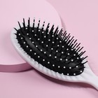 Расчёска массажная, 7 × 22 см, разноцветная - фото 24474347