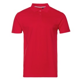 Рубашка унисекс, размер 44, цвет красный