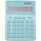 Калькулятор настольный Citizen "SDC-444XRGNE", 12-разрядный, 155 х 204 х 33 мм, двойное питание, бирюзовый - фото 9052126