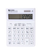 Калькулятор настольный Eleven SDC-444X-WH, 12 разрядов, двойное питание, 155×204×33 мм, белый 5270042 - фото 14503108