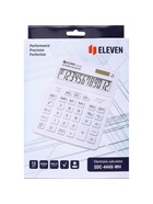 Калькулятор настольный Eleven SDC-444X-WH, 12 разрядов, двойное питание, 155×204×33 мм, белый 5270042 - фото 14503112