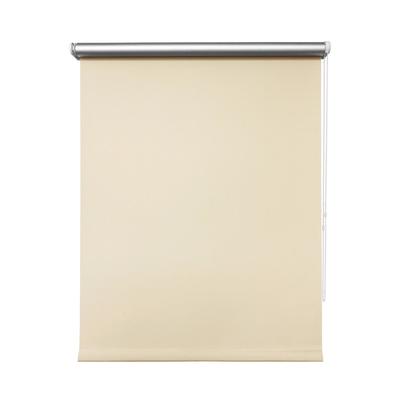 Рулонная штора блэкаут «Сильвер», 180 х 175 см, цвет кремовый