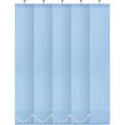 Комплект ламелей для вертикальных жалюзи «Лайн», 5 шт, 180 см, цвет голубой - фото 294967370