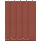 Комплект ламелей для вертикальных жалюзи «Лайн», 5 шт, 180 см, цвет красный - фото 294967376