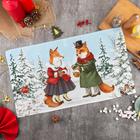 Полотенце "Этель" Winter holidays 40х73 см, 100% хл, вафел.полотно 164 гр/м2 - Фото 1