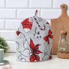 Грелка на чайник Доляна «Новогоднее настроение» 28×28 см, 100% хл., 164 г/м² - Фото 1