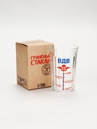 Стакан гранёный в подарочной упаковке «ВДВ» 250 мл - Фото 6