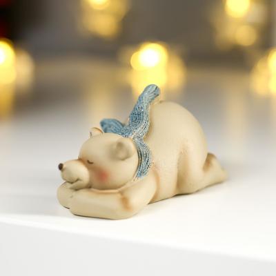 Фигурка "Мишка спит" 8,5x5x4,5 см