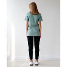 Футболка MIST basic, 44-46,серо-зеленый - Фото 3