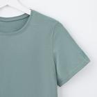 Футболка MIST basic, 52-54,серо-зеленый - Фото 10