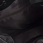 Сумка женская, отдел на завязке, длинный ремень, цвет чёрный - Фото 3