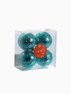 Ёлочные игрушки «Звёздочки», шары новогодние, d=6 см, набор 4 шт., зелёный 4941938 Ёлочные игрушки «Звёздочки», шары новогодние, d=6 см, набор 4 шт., зелёный 4941938