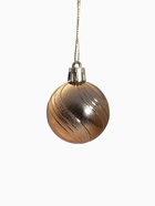 Ёлочные игрушки «Вертикаль», шары новогодние, d=4 см, набор 12 шт., коричневый - Фото 4