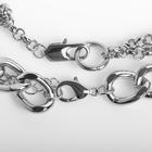 Колье «Цепь» маятник со сферой, цвет серебро, 44 см 5220841