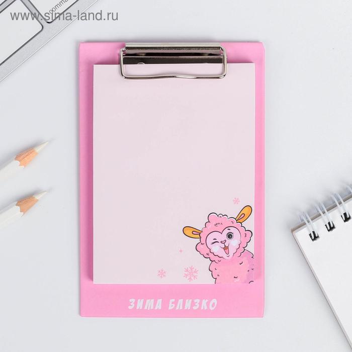 Блок с липким краем на планшете "Зима близко" - Фото 1