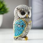 Набор фигурок полистоун «Семь серых филинов с синими крыльями», 7 шт. - Фото 3