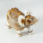 Фигурка-шкатулка для украшений полистоун «Белый слон с попоной из арабского ковра», 17.5×17.5×6.3 см - Фото 6