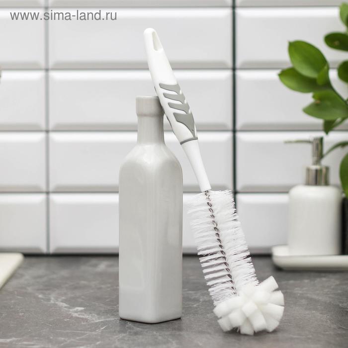 Ёршик для мытья посуды с губкой Titiz, пластиковая ручка - Фото 1