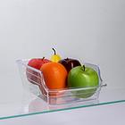 Органайзер для холодильника 32,5×15×8 см, цвет прозрачный - Фото 1
