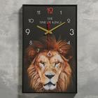 Часы-картина настенные, серия: Животные, "Лев", плавный ход, 57 х 35 х 4 см, 1 АА - фото 2912774