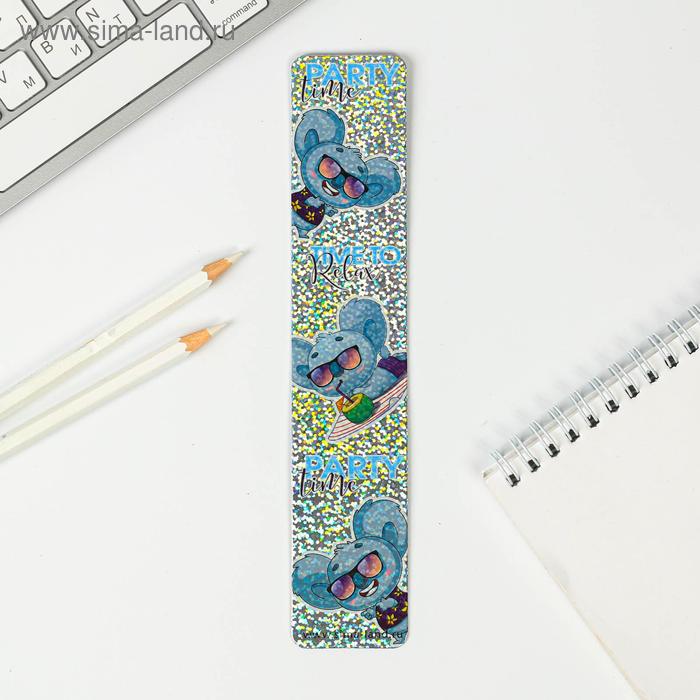 Закладка Party time, голография - Фото 1