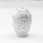 Подставка для зубочисток «Яйцо», 11×7 см, серебристая - Фото 2