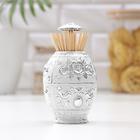 Подставка для зубочисток «Яйцо», 11×7 см, серебристая - Фото 3