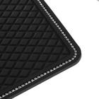 Коврик противоскользящий, стразы, 30×14 см, черный - Фото 3