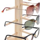 Подставка под очки, 4 места, h=30 см, дерево, цвет бежевый - фото 24684841