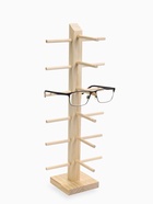 Подставка под очки, 5 мест, h=36 см, дерево, бежевая - Фото 1
