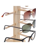 Подставка под очки, 5 мест, h=36 см, дерево, бежевая - Фото 11