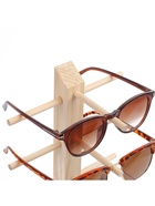 Подставка под очки, 5 мест, h=36 см, дерево, бежевая - Фото 12