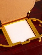 Набор настольный 4 в 1, органайзер с визитницей, красное дерево - Фото 3