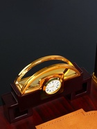 Набор настольный, органайзер 6 в 1 (блок для бумаг, подставка для печати, карандашница, часы, визитница, глобус) - Фото 11